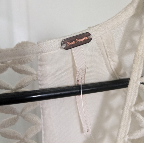 Women's Free People I Think I Love You Boho Short Dress Size 0 - Picture 9 of 11